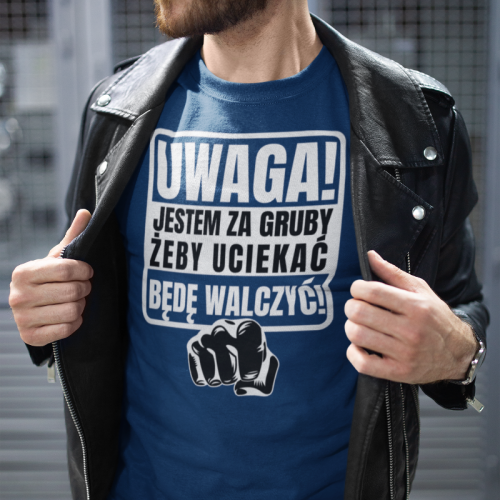 Koszulka męska | Uwaga,...