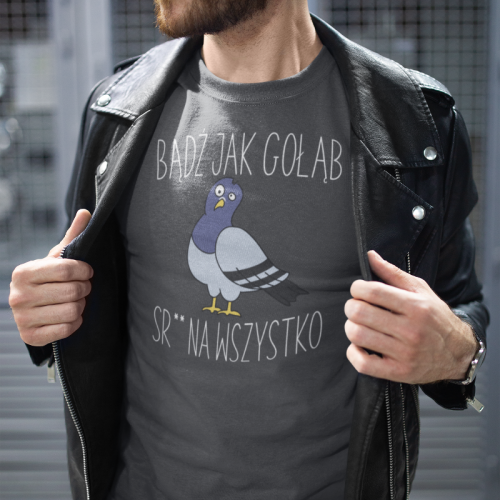 T-shirt oversize DTG Bądź...