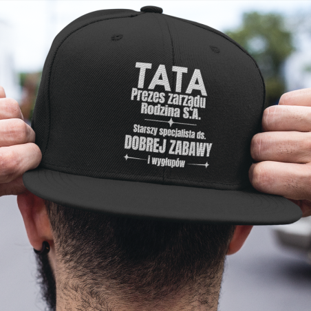 Czapka snapback | Tata prezes zarządu [OUTLET 2]