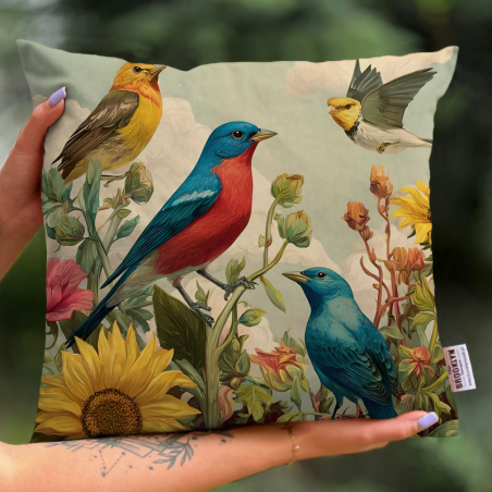 Poduszka wodoodporna | Birds Color