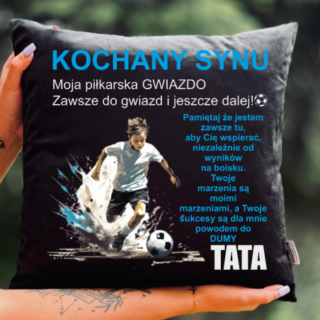 Poduszka | Kochany synu, moja piłkarska gwiazdo TATA 2 [OUTLET 2]