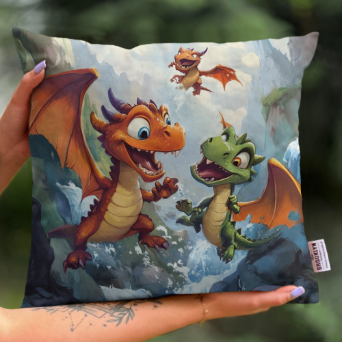 Poszewka | Smoki [OUTLET 2]