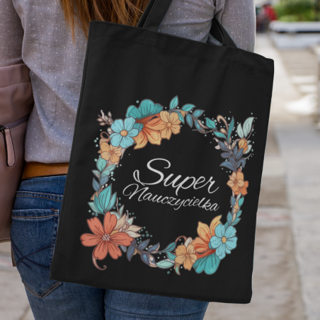Torba | Super Nauczycielka - Wianek [OUTLET 2]