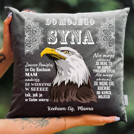 Poszewka | Do mojego syna, Kocham Cię Mama [OUTLET 2]