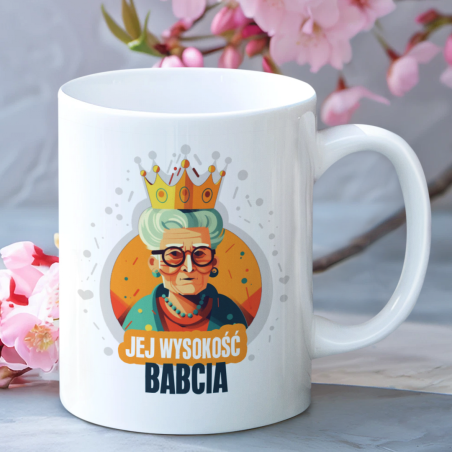 Kubek | Jej Wysokość Babcia - Korona [OUTLET 2]
