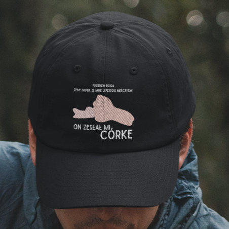 Czapka baseball|  Prosiłem Boga... zesłał mi córkę [OUTLET 2]