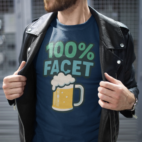 Koszulka męska | 100% Facet