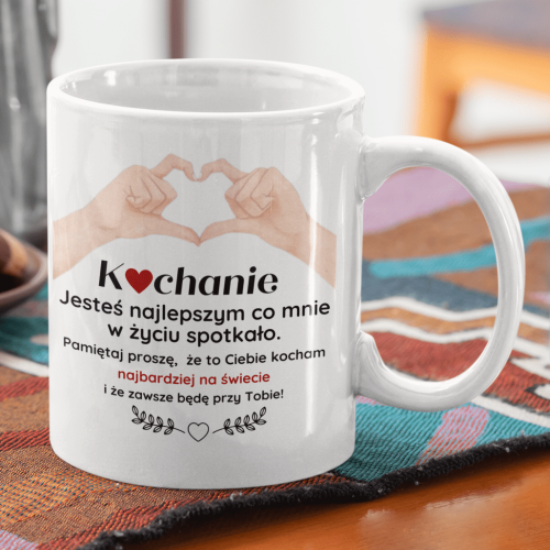 [GRATIS] Kubek | Kochanie...