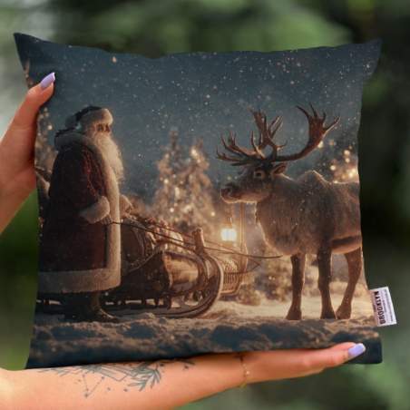 Poduszka | Mikołaj i Renifer 28
