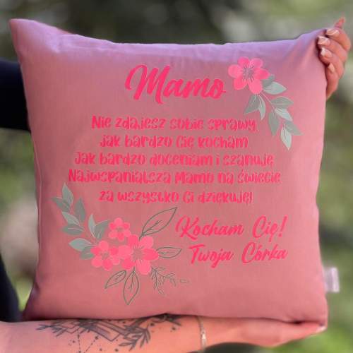 Poduszka druk Kochana Mamo...