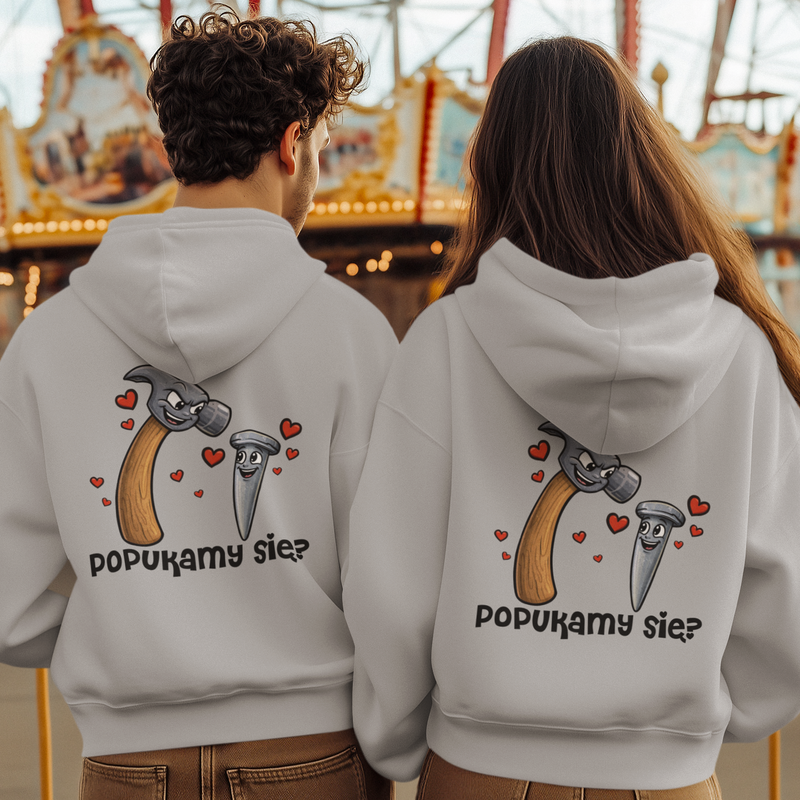 Bluzy dla Par z kapturem |...