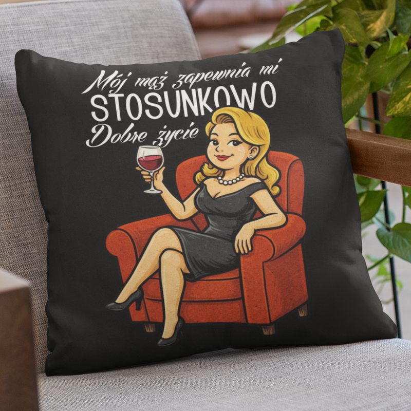 Poduszka | Mój Mąż Zapewnia...