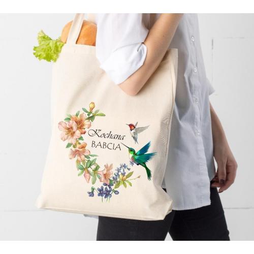 Torba bawełniana ecri Jestem nauczycielem wiem więcej niż google