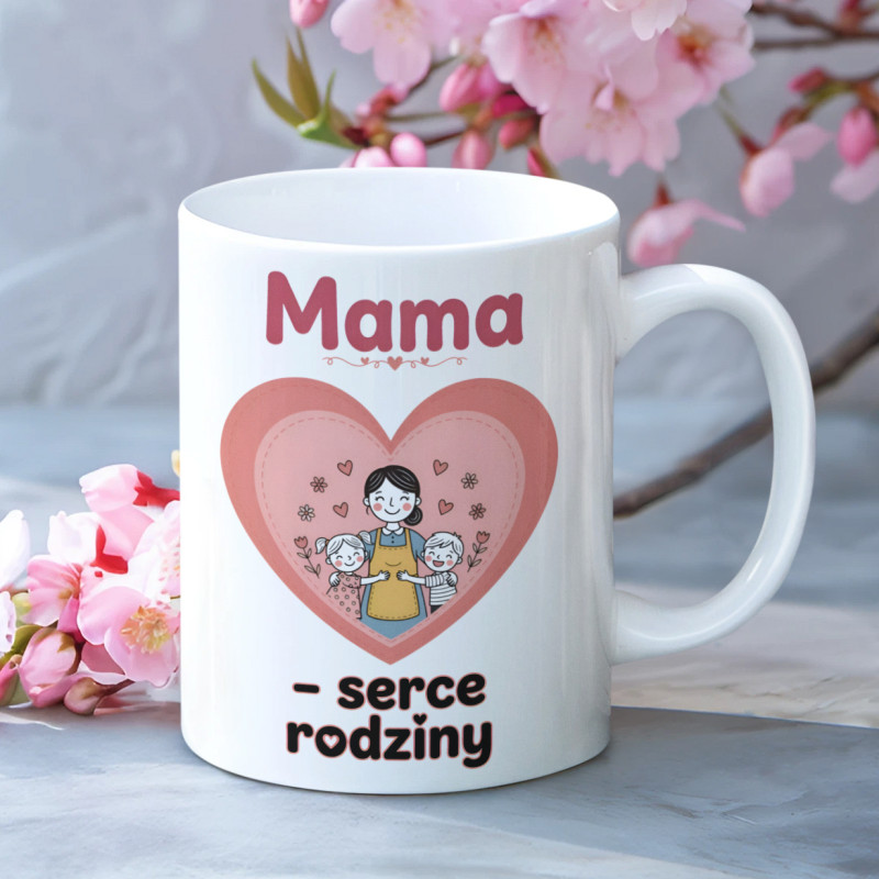 Kubek | Mama - Serce Rodziny