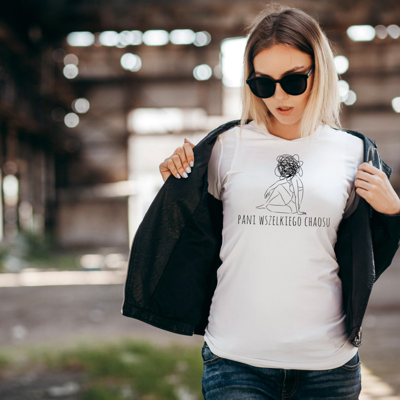 T-shirt lady slim DTG cactus