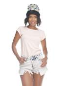 Czapka beanie black druk GEOMETRIC PATTERN