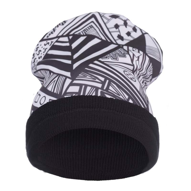 Czapka beanie fullprint EGGS PINK