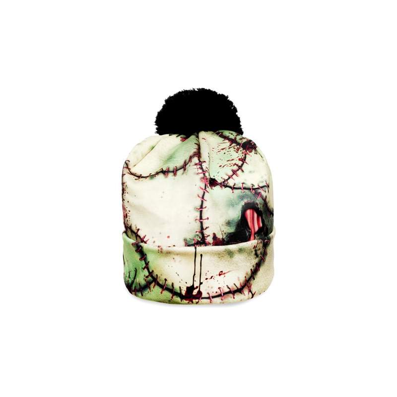 CZAPKA pompon beanie FULLPRINT3d frankie