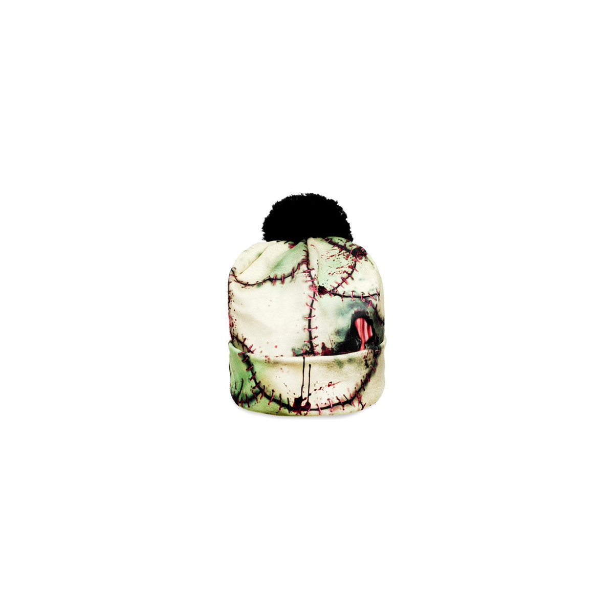 CZAPKA pompon beanie FULLPRINT3d frankie
