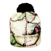 CZAPKA pompon beanie FULLPRINT3d frankie