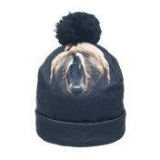 CZAPKA pompon beanie FULLPRINT3d weed