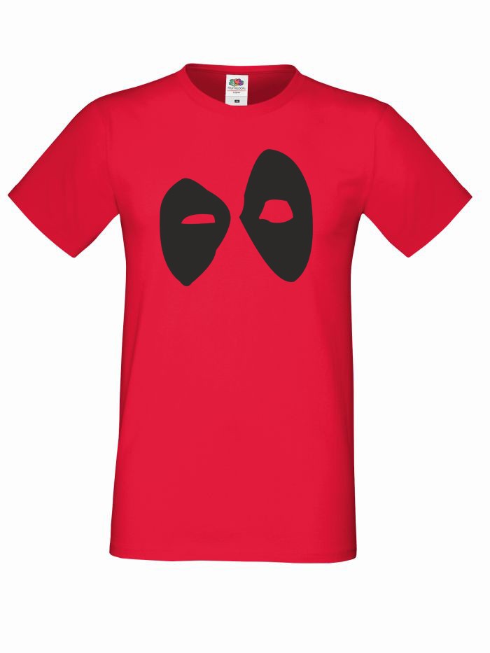 T-shirt oversize DEADPOOL XL czerwony