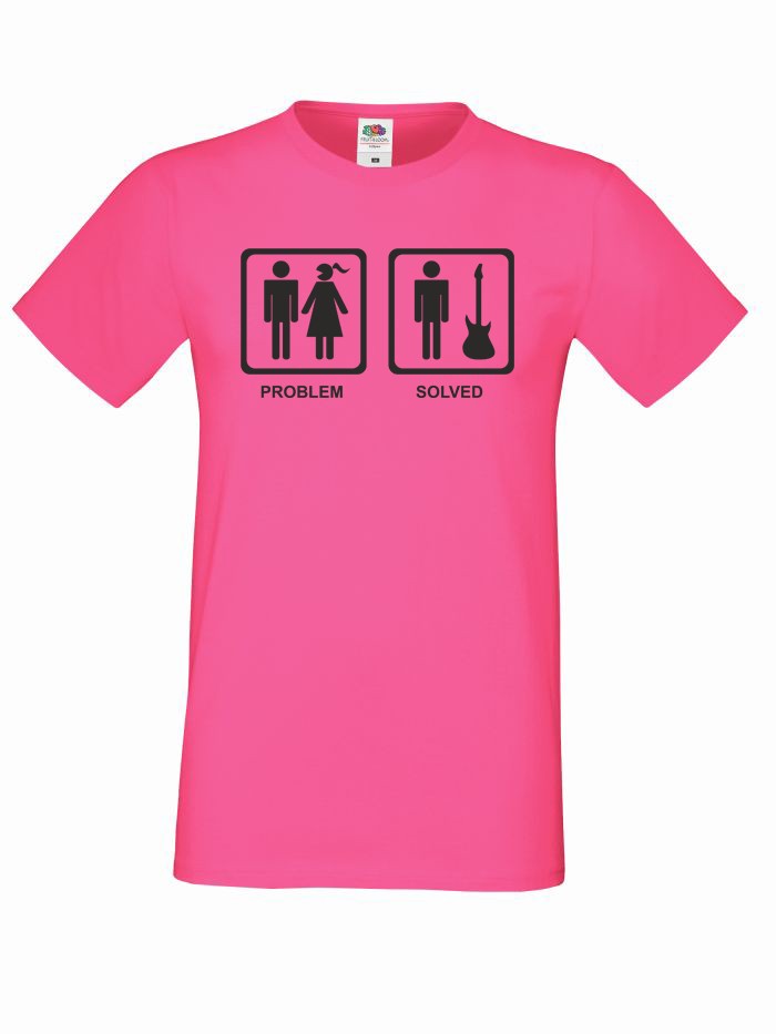 T-shirt oversize PROBLEM L różowy