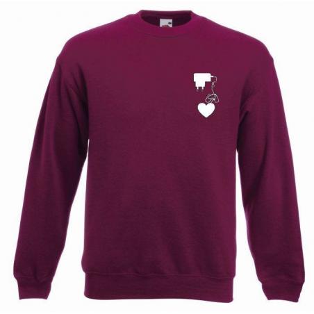 bluza oversize HEART CHARGER