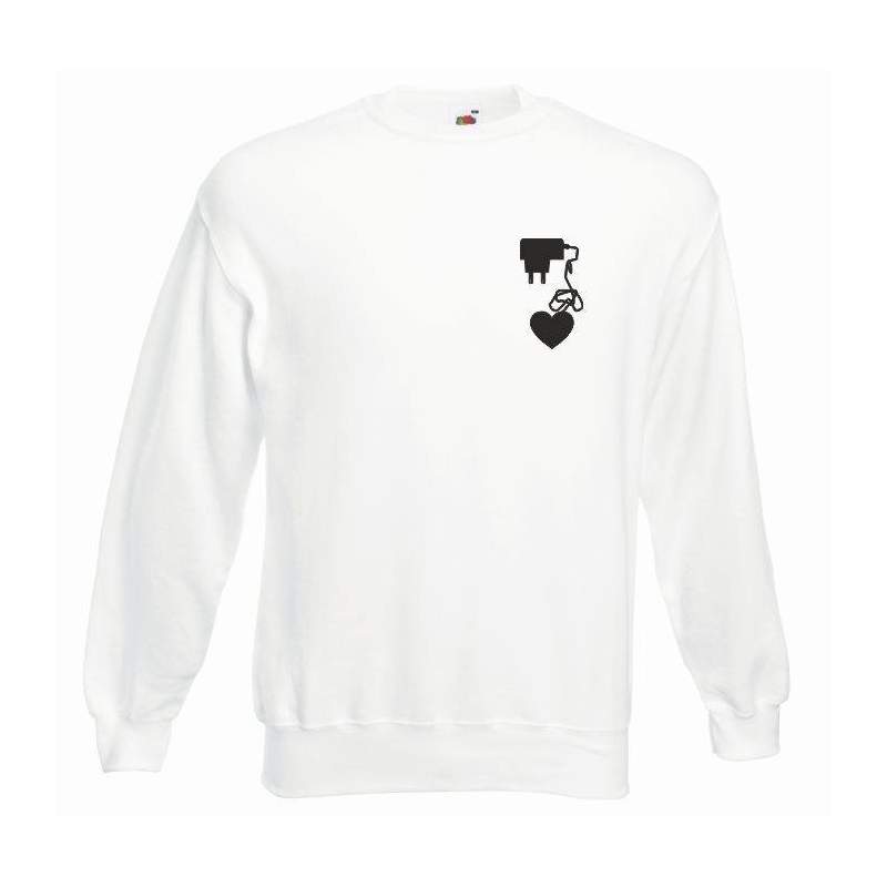 bluza oversize HEART CHARGER