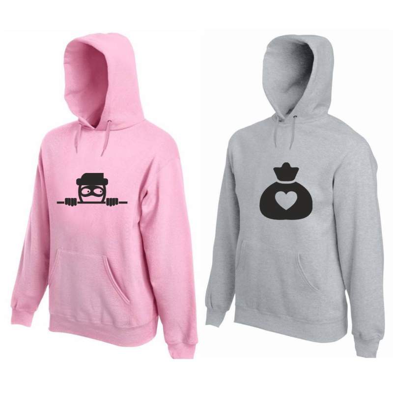 Bluza z kapturem DLA PAR 2 SZT TO JEST MOJA 1/2