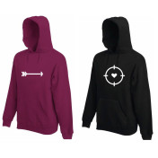 Bluza z kapturem DLA PAR 2 SZT I LOCKED & I FOUND