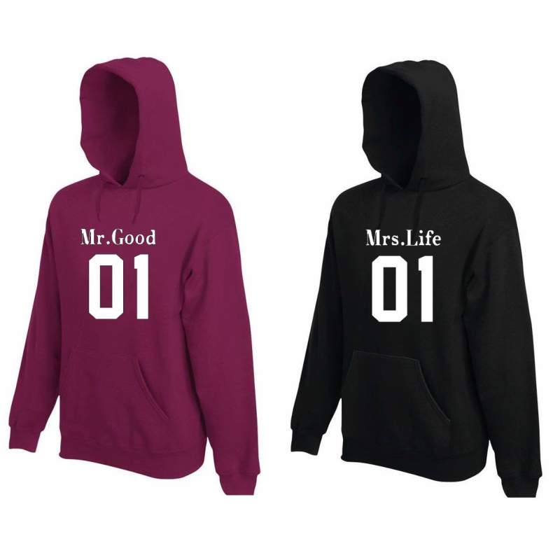 Bluza z kapturem DLA PAR 2 SZT I LOCKED & I FOUND