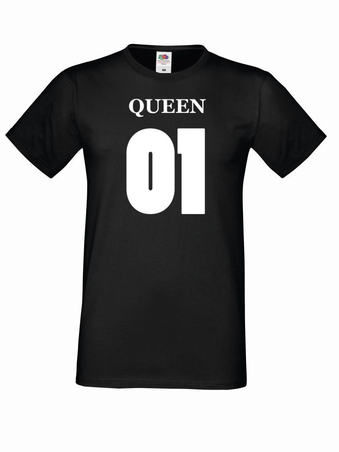 T-shirt oversize QUEEN 01 XL czarny