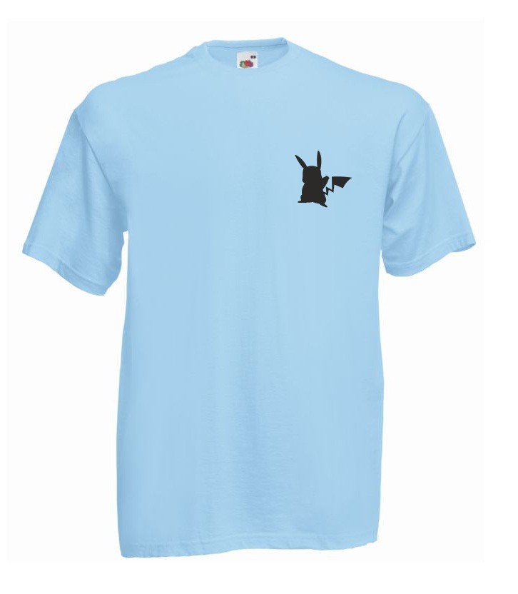 T-shirt oversize PIKA MINI M błękitny