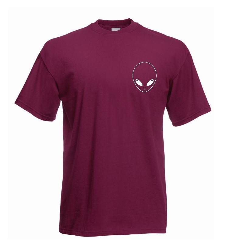 T-shirt oversize ALIEN S burgund