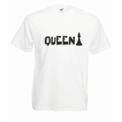 T-shirt oversize QUEEN CHESS