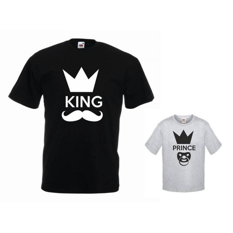 t-shirty dla taty i syna KING 2