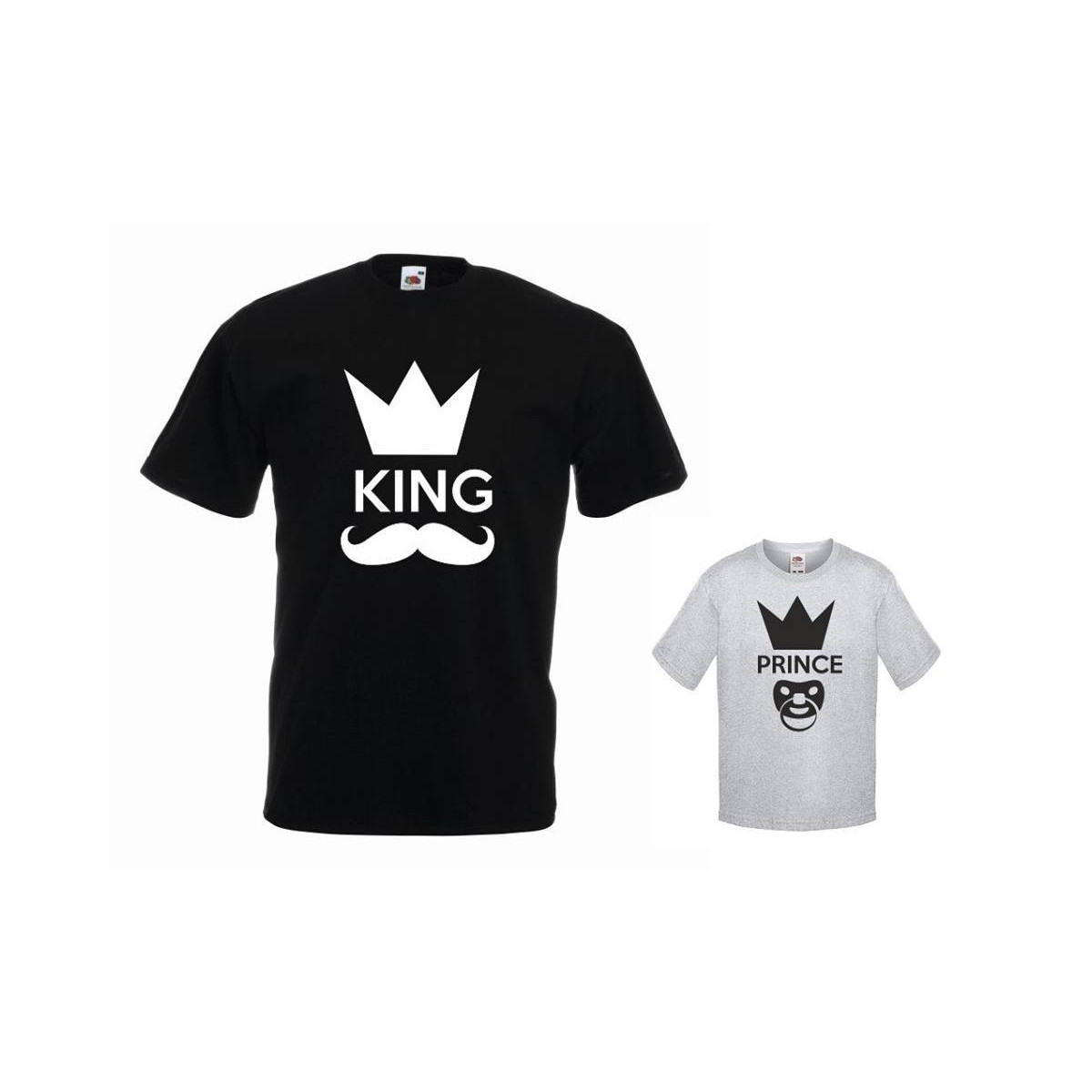 t-shirty dla taty i syna KING 2