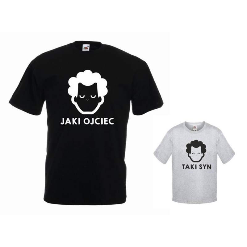 t-shirty dla taty i syna JAKI OJCIEC, TAKI SYN