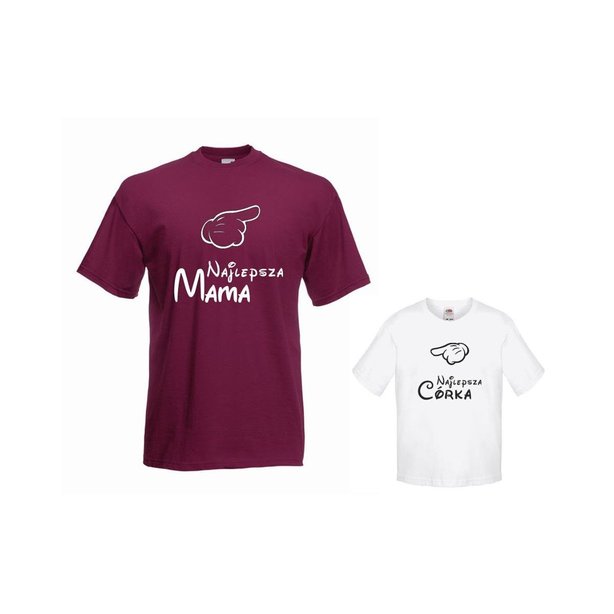 t-shirty dla mamy i córki NAJLEPSZA