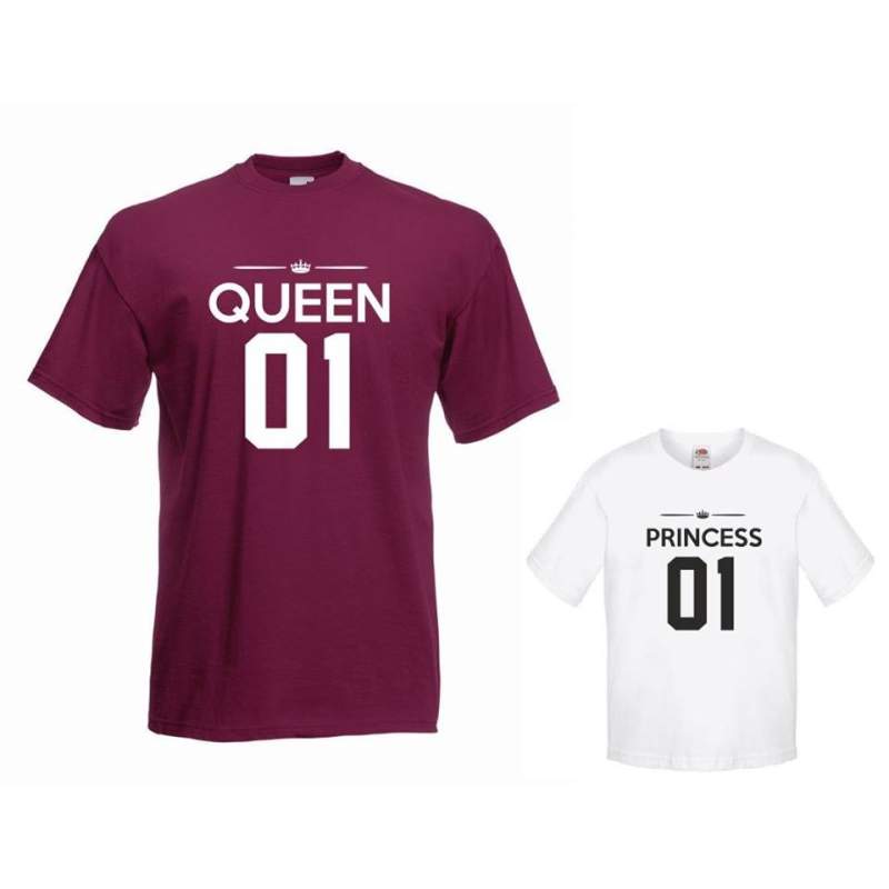 t-shirty dla mamy i córki QUEEN 01