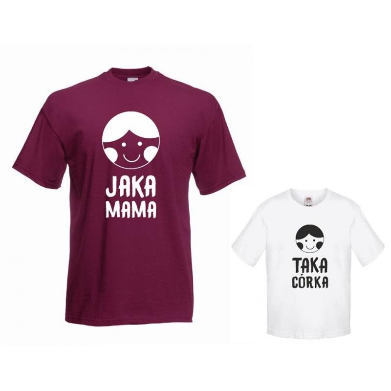 t-shirty dla mamy i córki JAKA MAMA, TAKA CÓRKA 2
