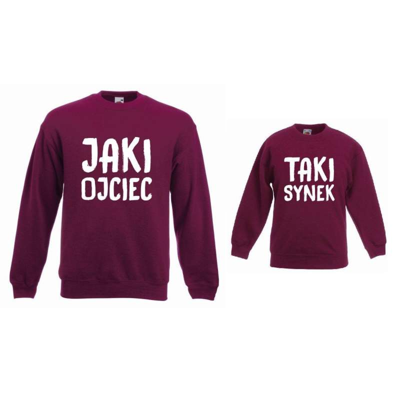 Bluzy dla taty i syna JAKI OJCIEC, TAKI SYN