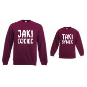 Bluzy dla taty i syna JAKI OJCIEC, TAKI SYN