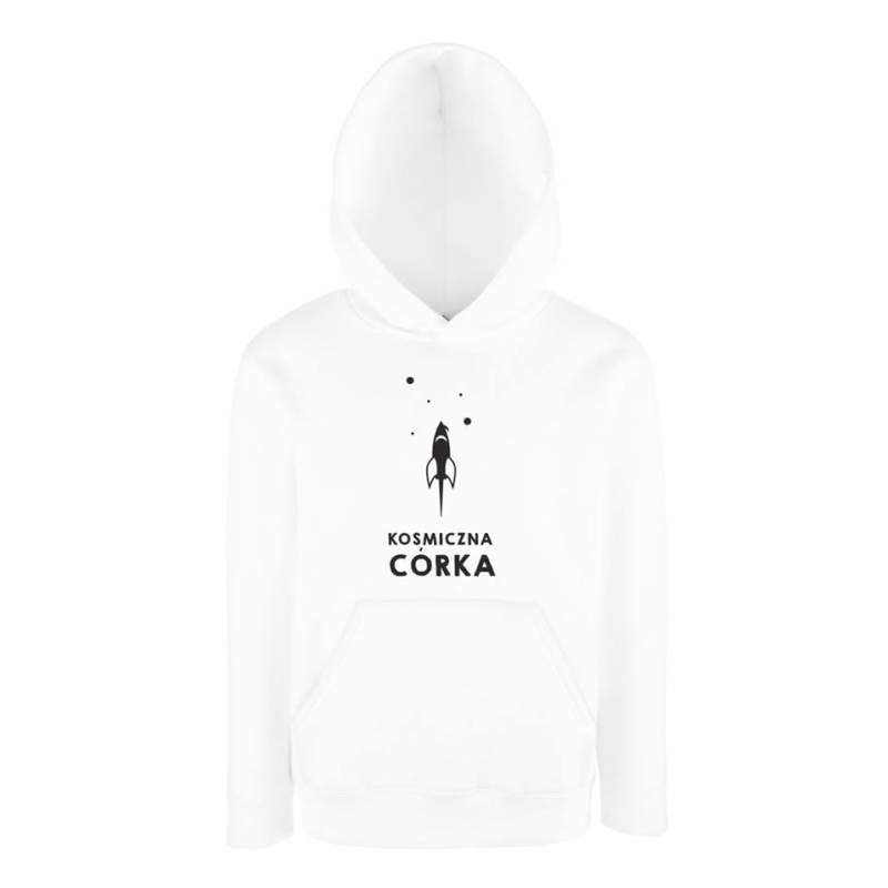 Bluza kids z kapturem KOSMICZNA CÓRKA