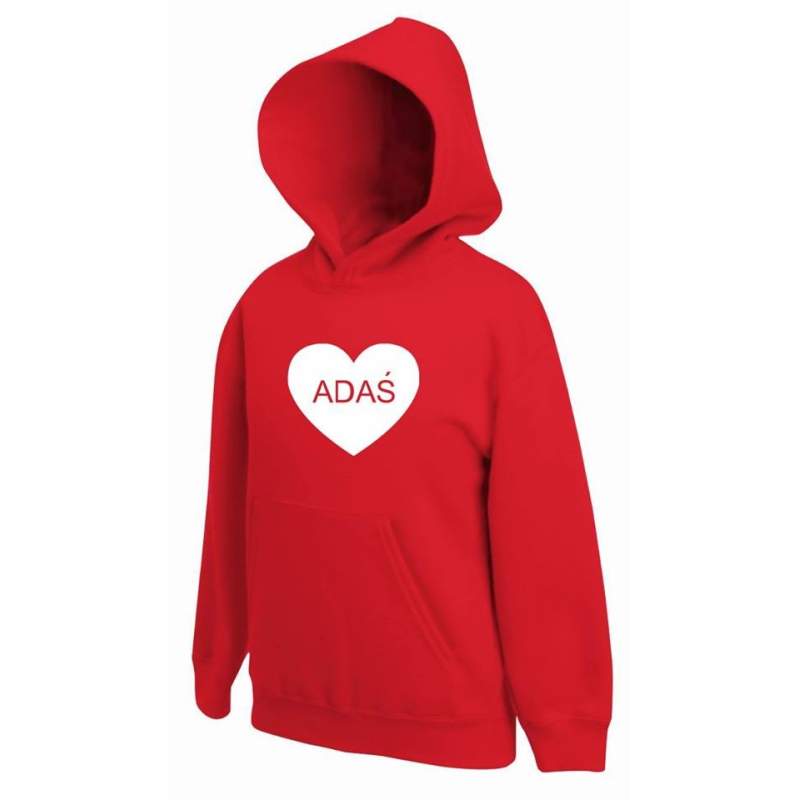 Bluza kids z kapturem Z WŁASNYM NAPISEM