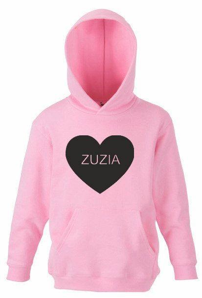 Bluza kids z kapturem Z WŁASNYM NAPISEM 7-8 lat