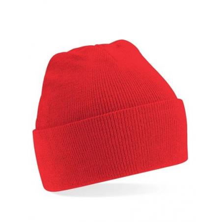 czapka beanie color BRIGHT RED