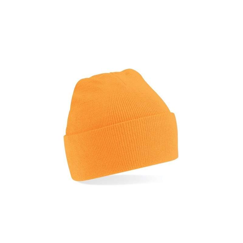 czapka beanie color FLUORESCENT ORANGE