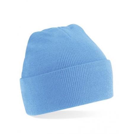 czapka beanie color SKY BLUE